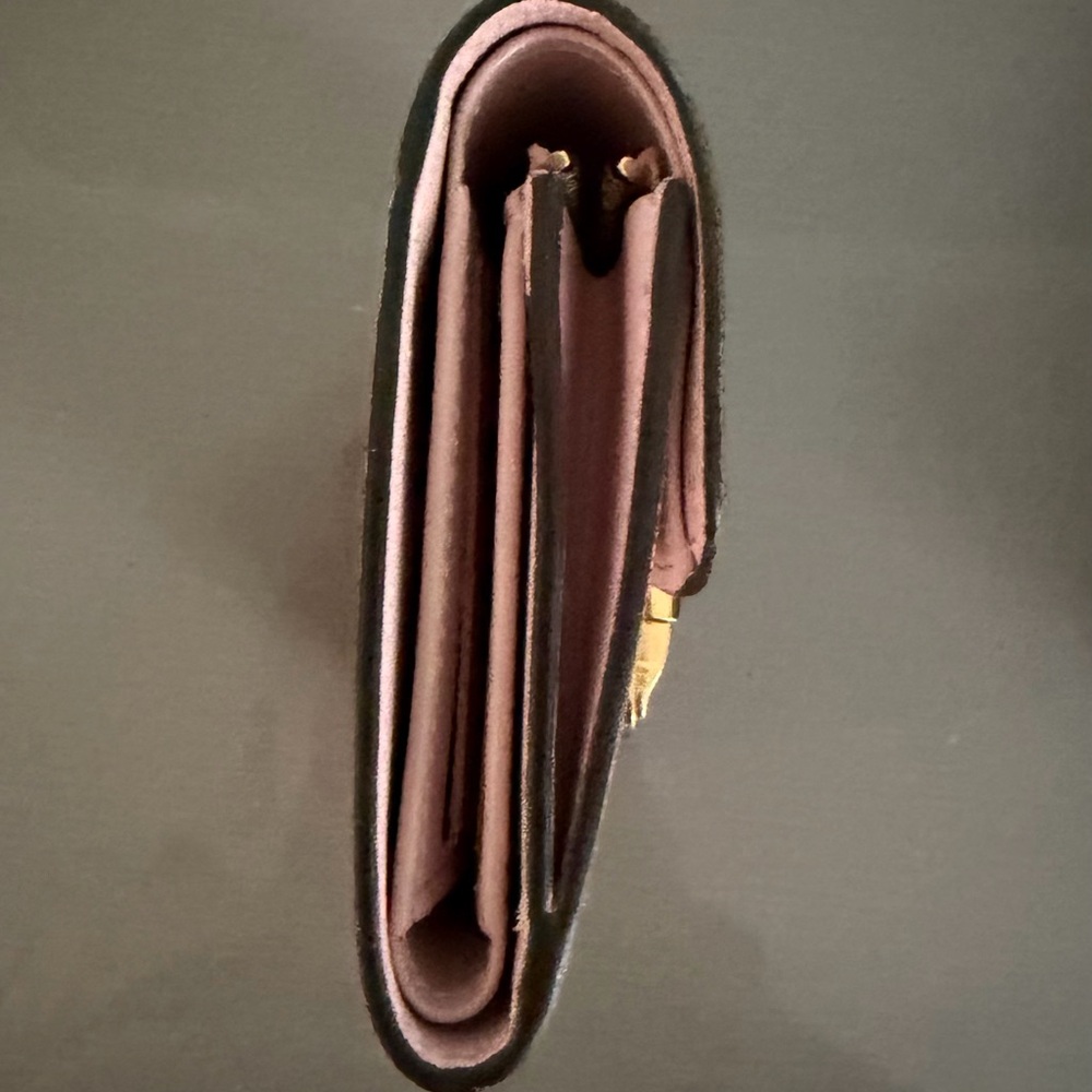 Louis Vuitton Pink and Brown Wallet - Picture 9 of 10